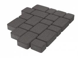  Тротуарная плитка Stellard Старый город 60 мм Дымчатый кварц: внешний вид